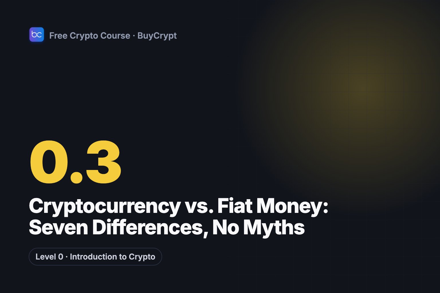 Cryptocurrency vs. Fiat Money: Seven Differences, No Myths