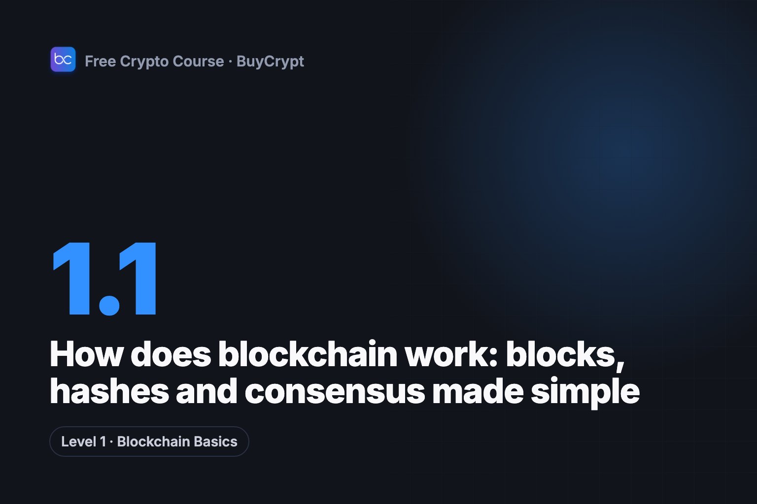 How does blockchain work: blocks, hashes and consensus made simple