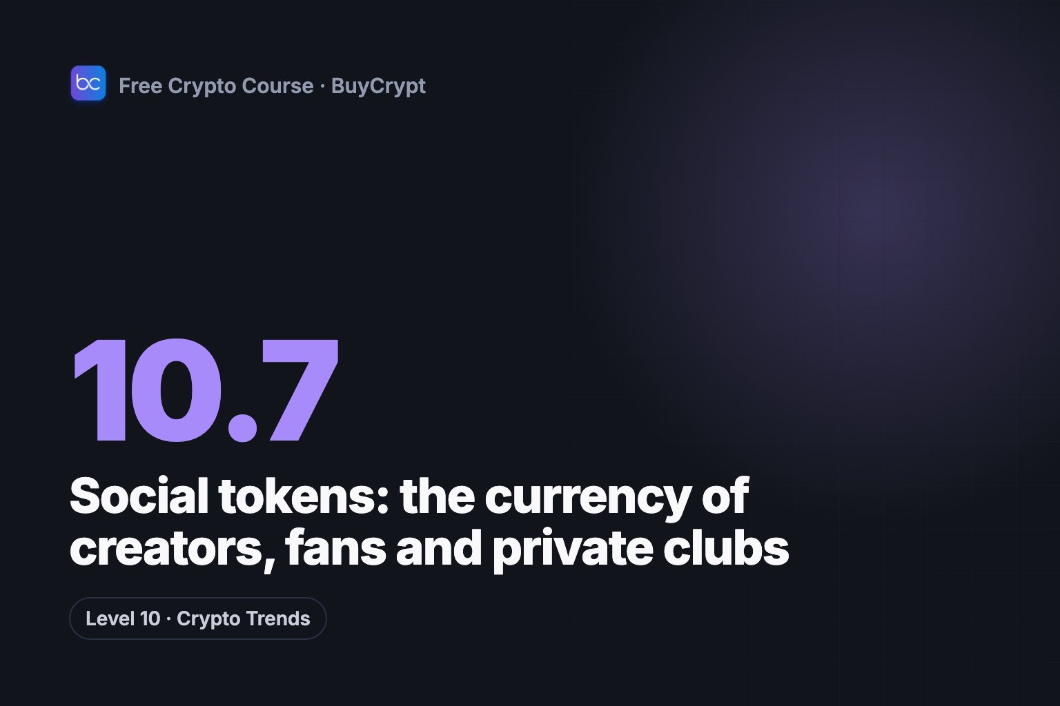 Social tokens: the currency of creators, fans and private clubs