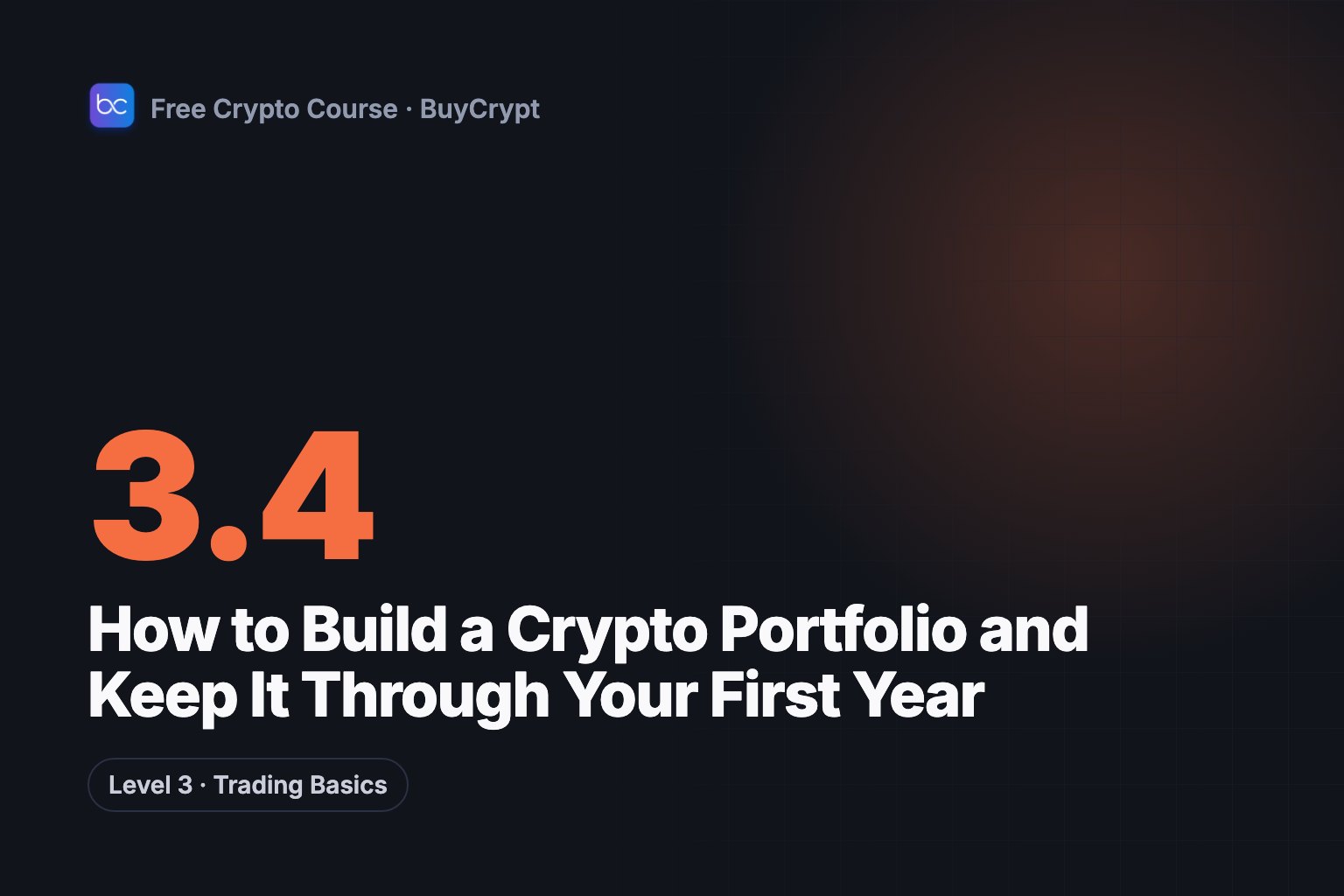 How to Build a Crypto Portfolio and Keep It Through Your First Year