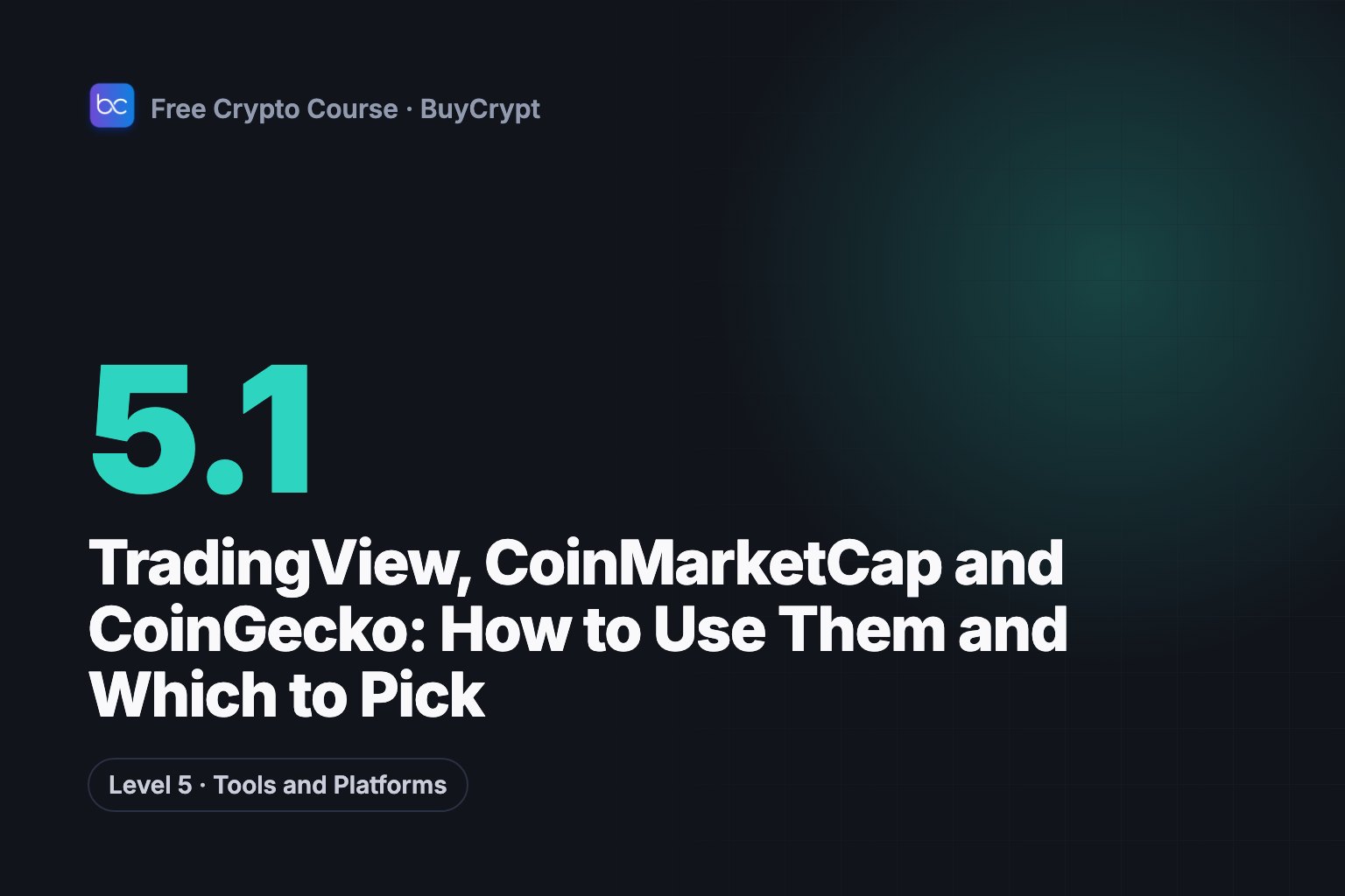 TradingView, CoinMarketCap and CoinGecko: How to Use Them and Which to Pick