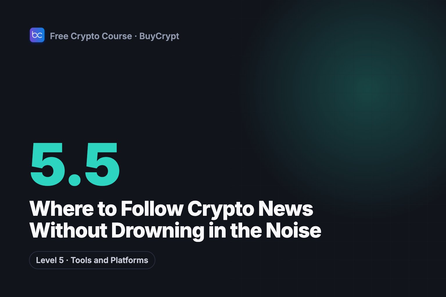 Where to Follow Crypto News Without Drowning in the Noise
