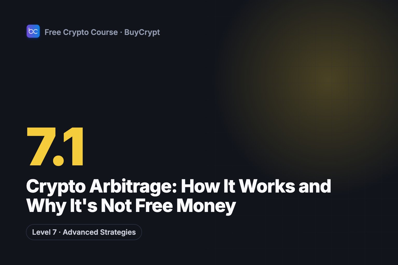 Crypto Arbitrage: How It Works and Why It's Not Free Money