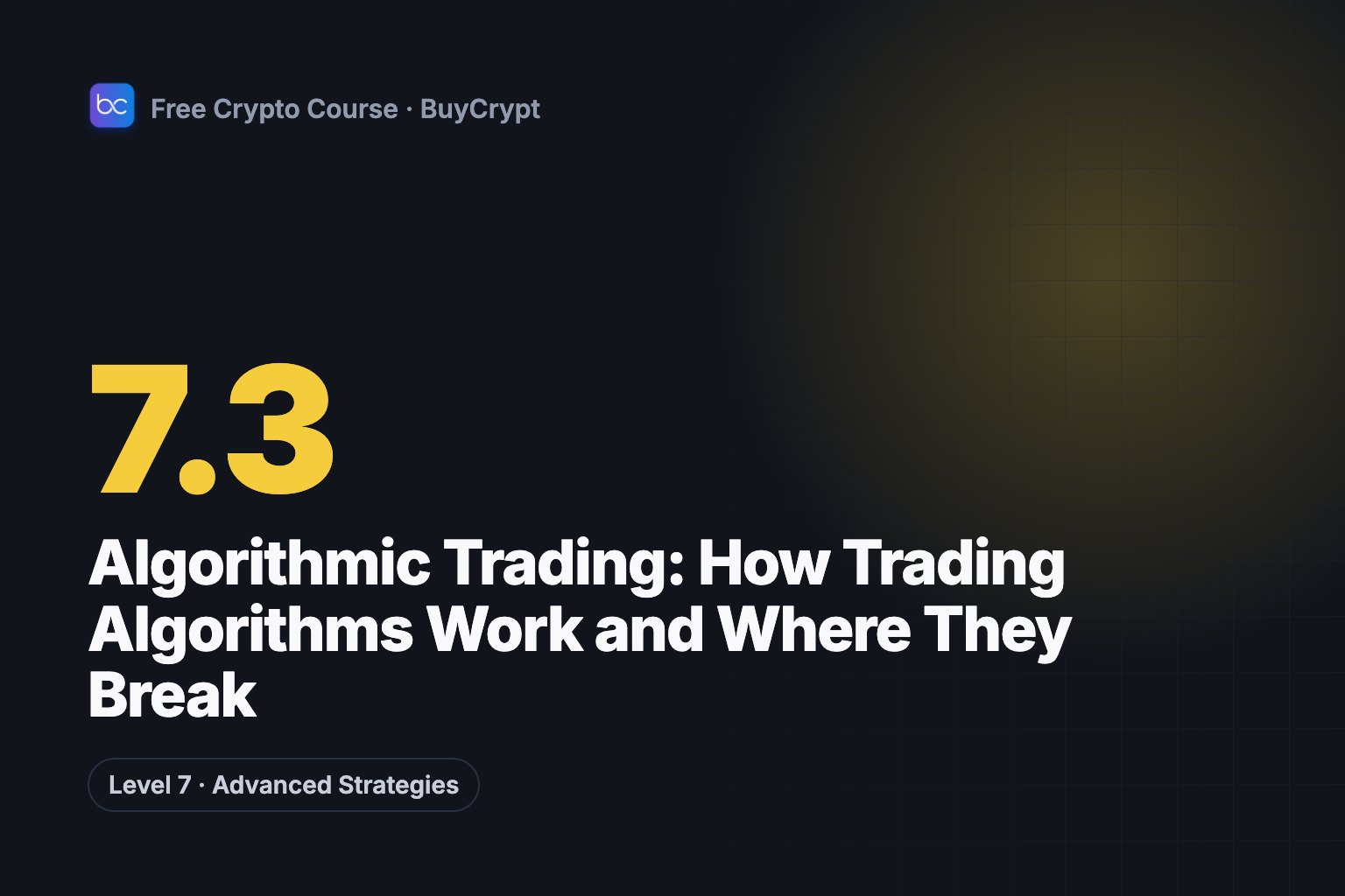 Algorithmic Trading: How Trading Algorithms Work and Where They Break
