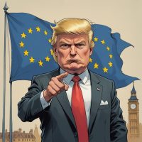 Трамп давит на ЕС, рынки лихорадит, Bitcoin ждет $500k: главные криптоновости недели