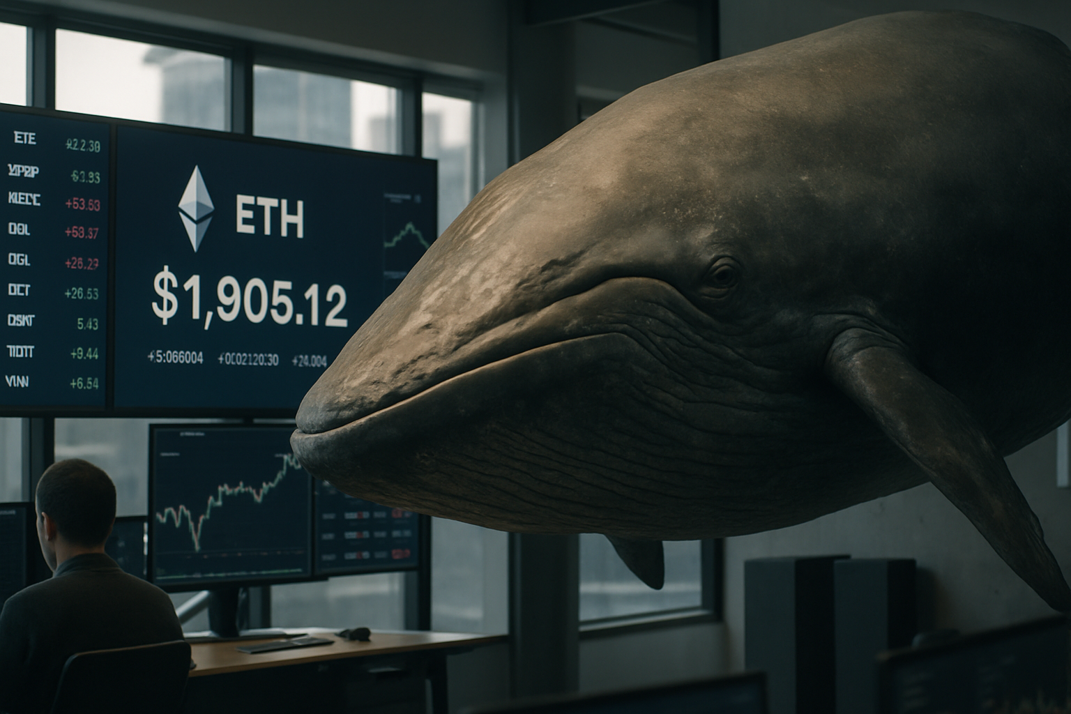 Крупный кит накапливает эфир на Coinbase Prime — детали