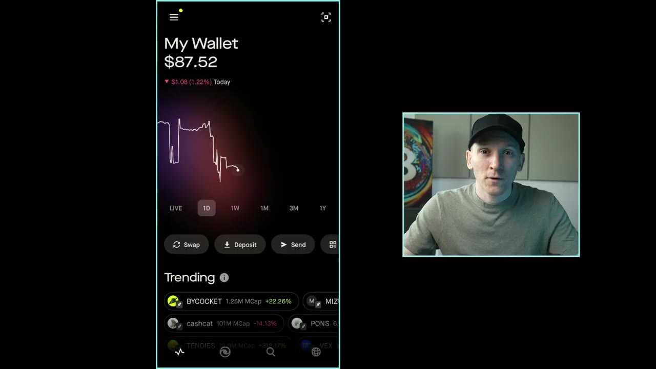 Обмен токенов Robinhood Wallet между блокчейнами — инструкция