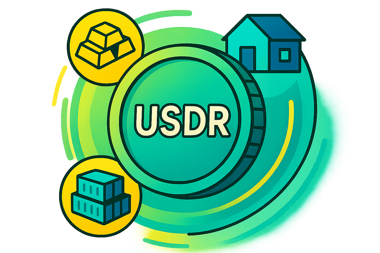 USDR стейблкоин RealFi: обеспечение реальными активами, запуск