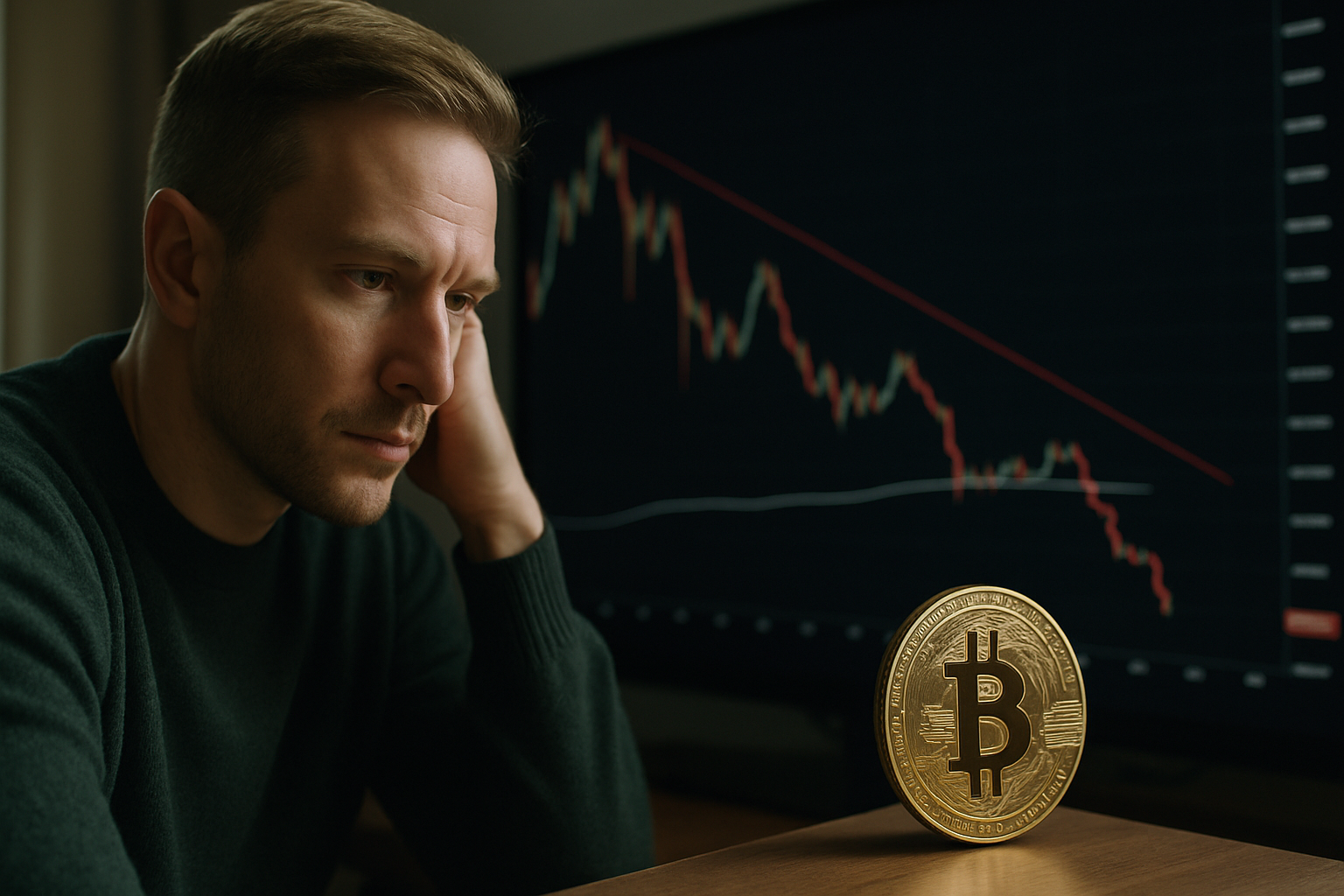 Цена биткоина ожидает падения — прогноз MoneyZG