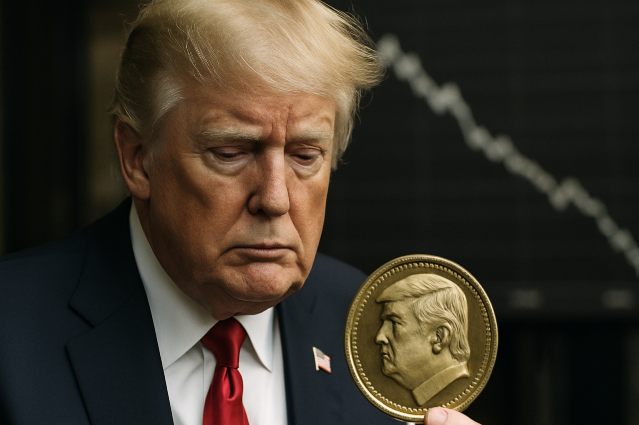 Мем-коин Трампа: почему он рухнул на 90%
