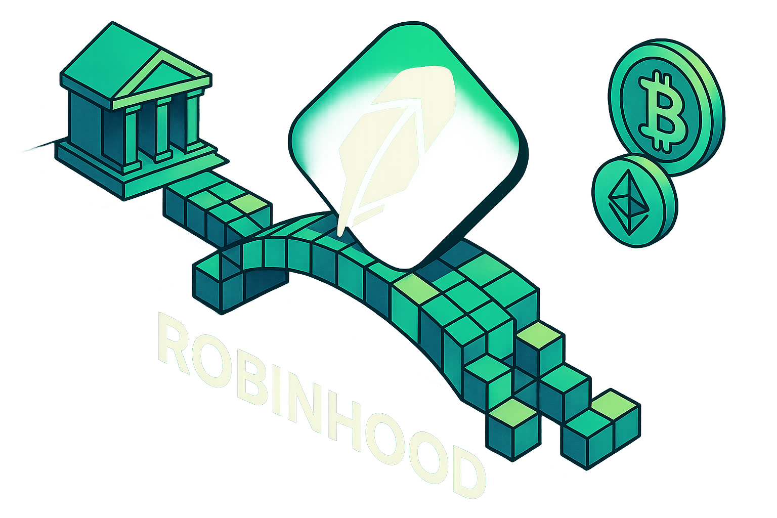 Robinhood запускает блокчейн-платформу для криптопродуктов