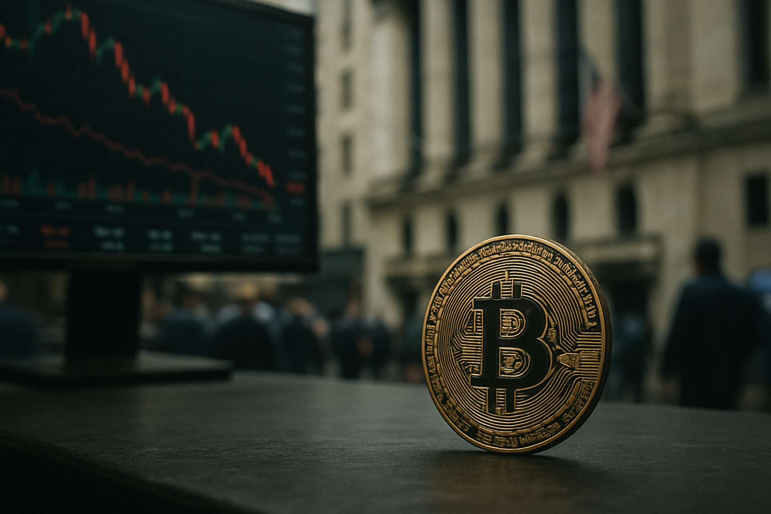 Bitcoin struggles: давление из-за слабости рынка США и ФРС