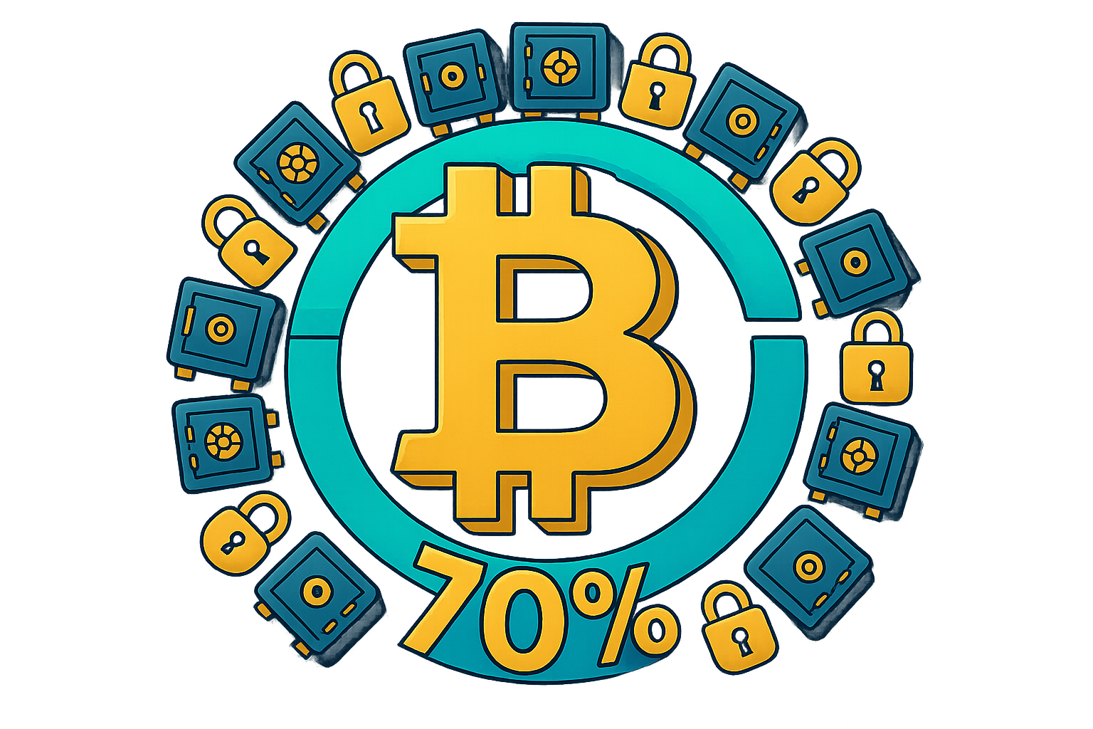 Долгосрочные держатели биткоина: доминирование превысило 70%