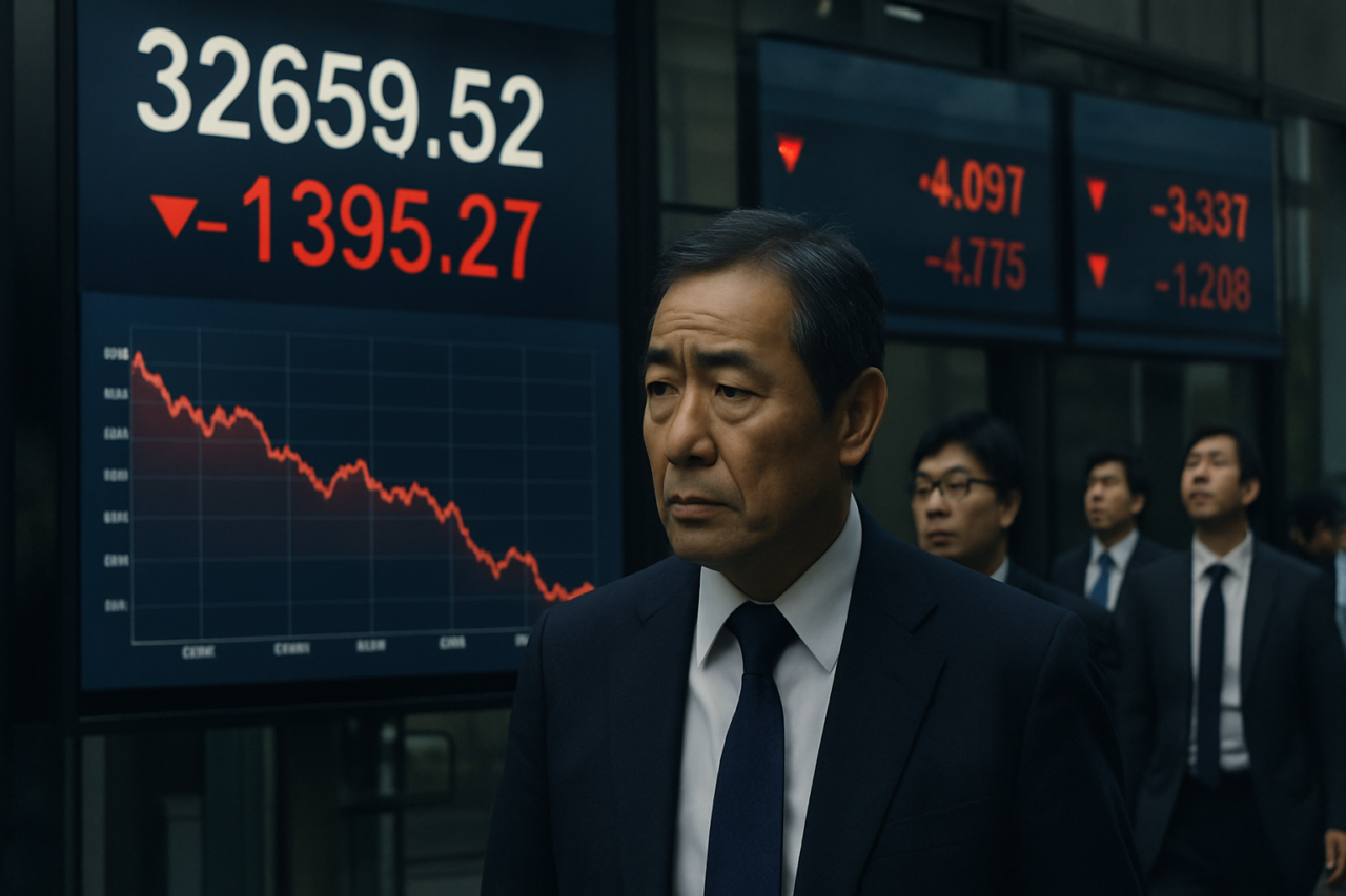 Японский фондовый рынок: обвал Nikkei и последствия для криптовалют