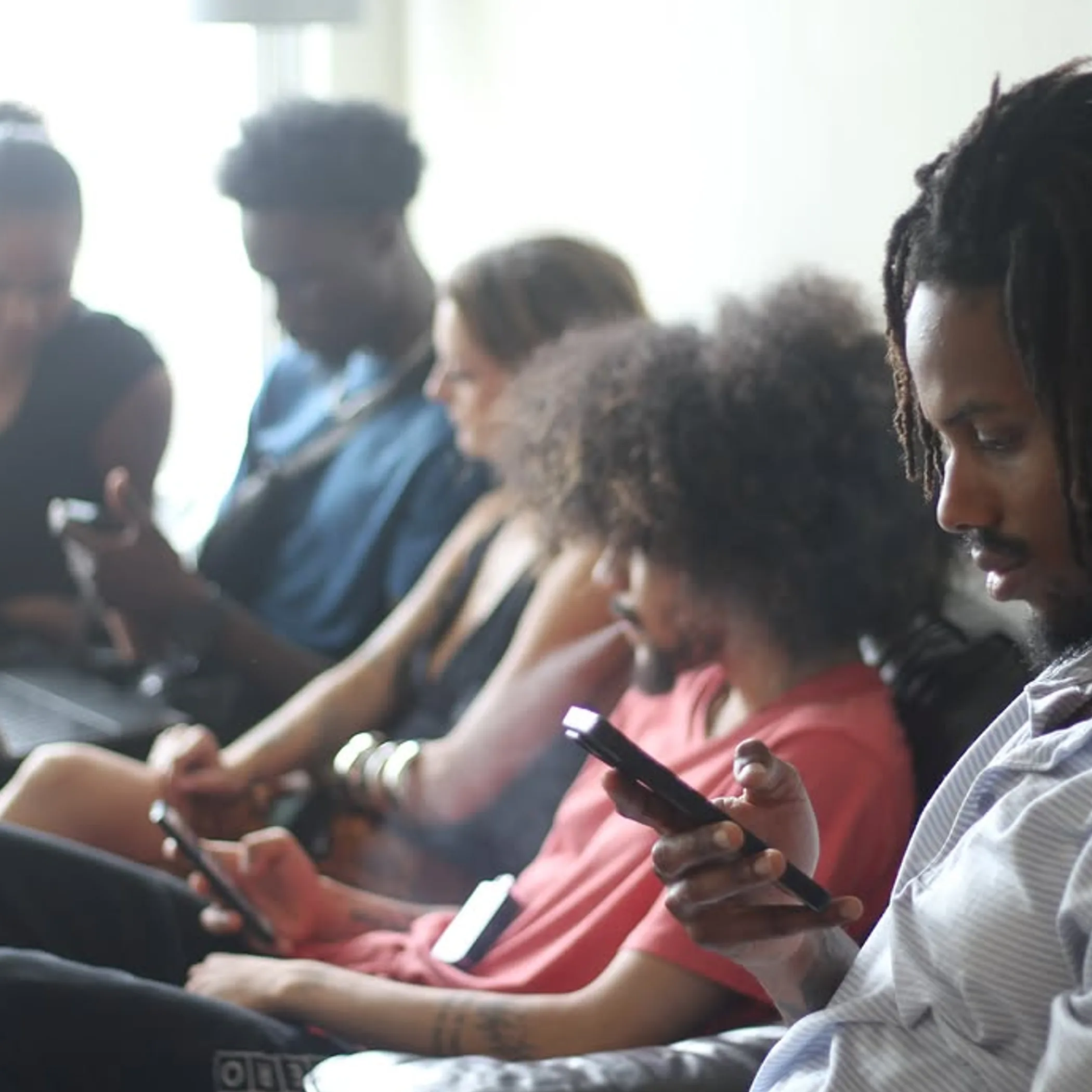 people practicing trading together