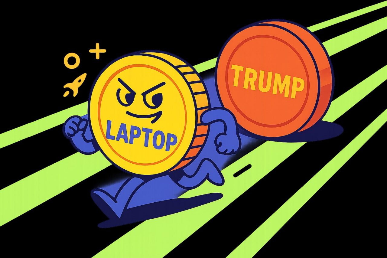 Мем-токен Laptop от Хантера Байдена: альтернатива Трампу