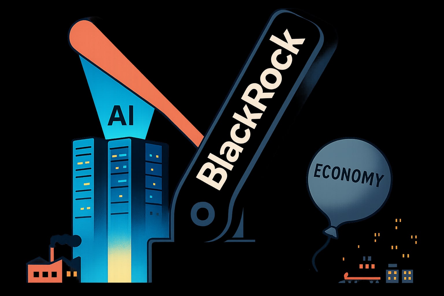 BlackRock: остановка AI центров может спровоцировать рецессию