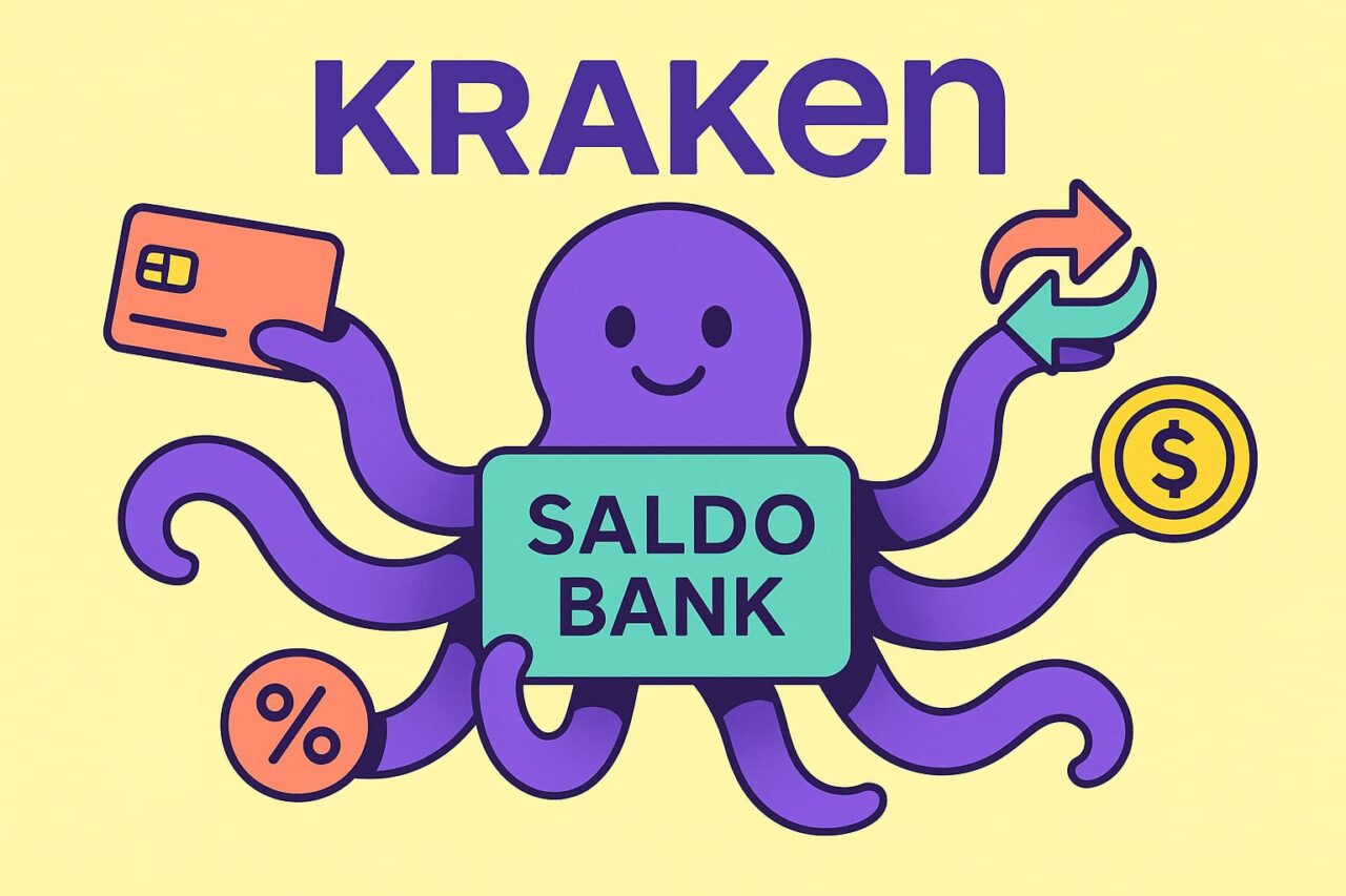 Kraken планирует приобрести Saldo Bank: новые финансовые сервисы