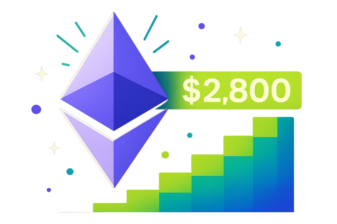 Ethereum $2 800: ключевой уровень для дальнейшего роста