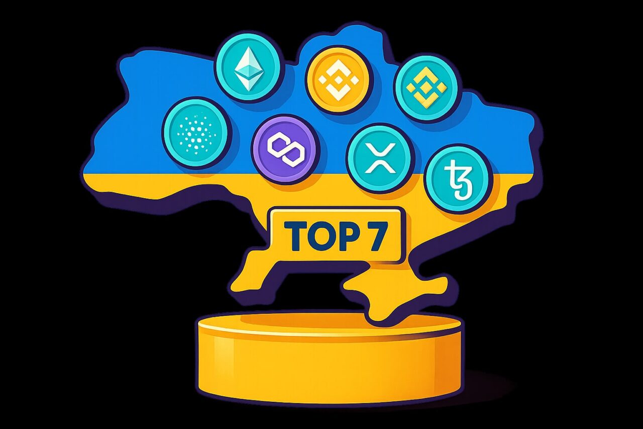 Украина в топ-7 по принятию криптовалют — новые данные