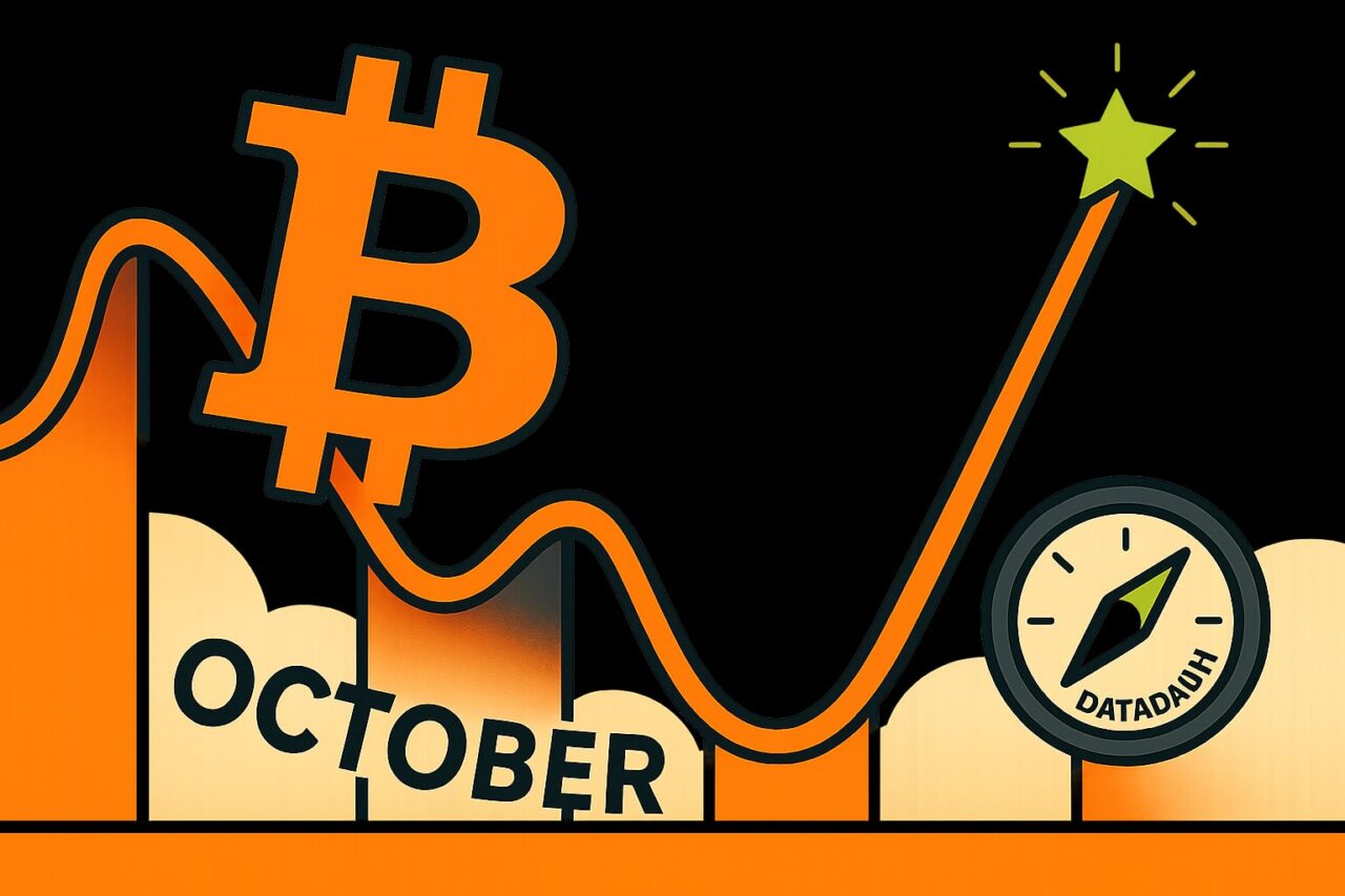 Коррекция Bitcoin в октябре: прогноз DataDash и цели года