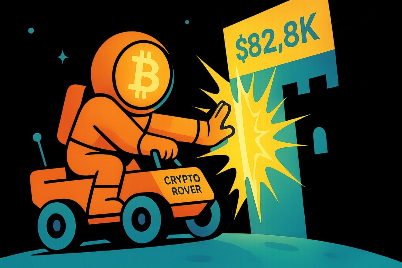 Биткоин сопротивление 82.8k: прогноз Crypto Rover
