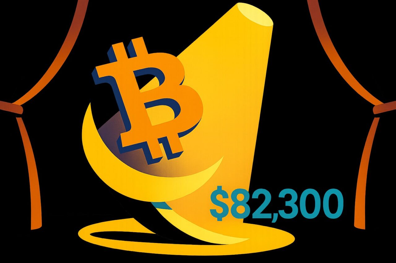 Биткоин может упасть до $82,300 — прогноз The Moon Show
