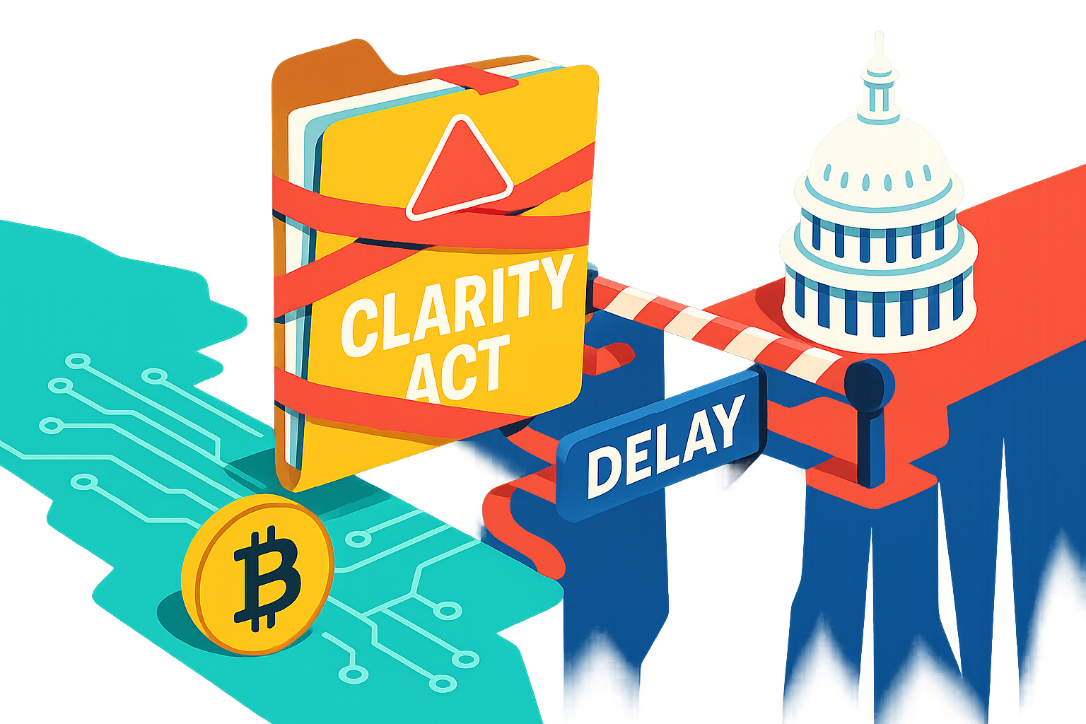 Clarity Act и развитие криптовалюты в США: почему прогресс буксует