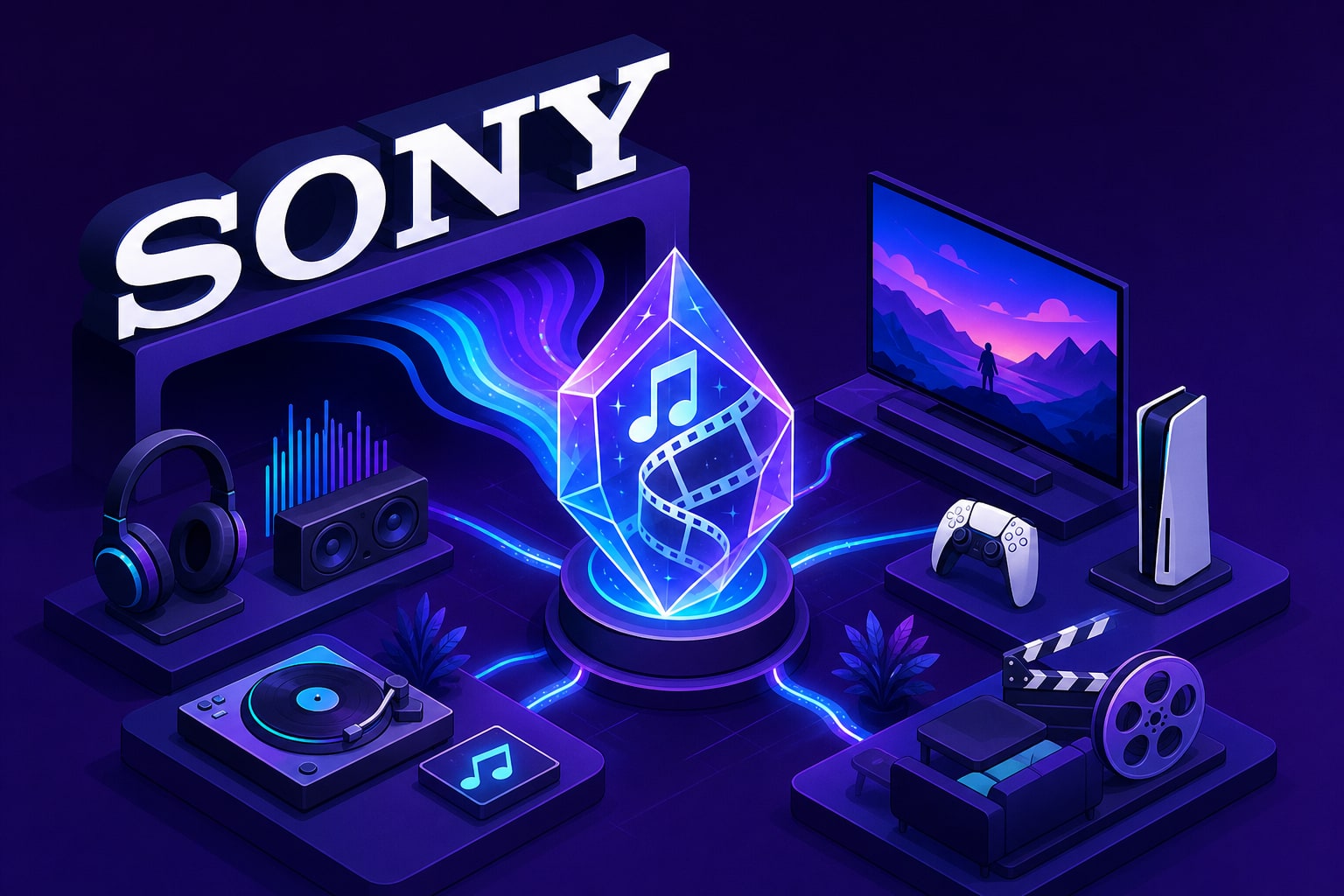 Sony и Sonium: запуск токена и токенизация развлечений