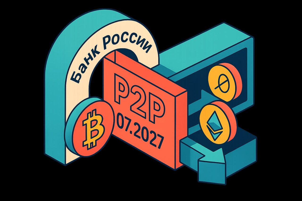 P2P обмен криптовалют запрещён ЦБ РФ с июля 2027 — детали