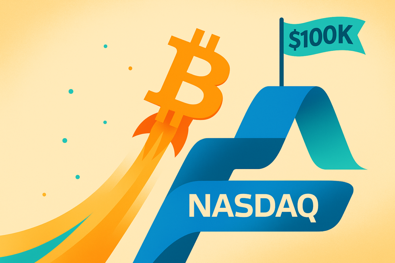 Биткоин превосходит NASDAQ: прогноз роста до 100 тысяч долларов