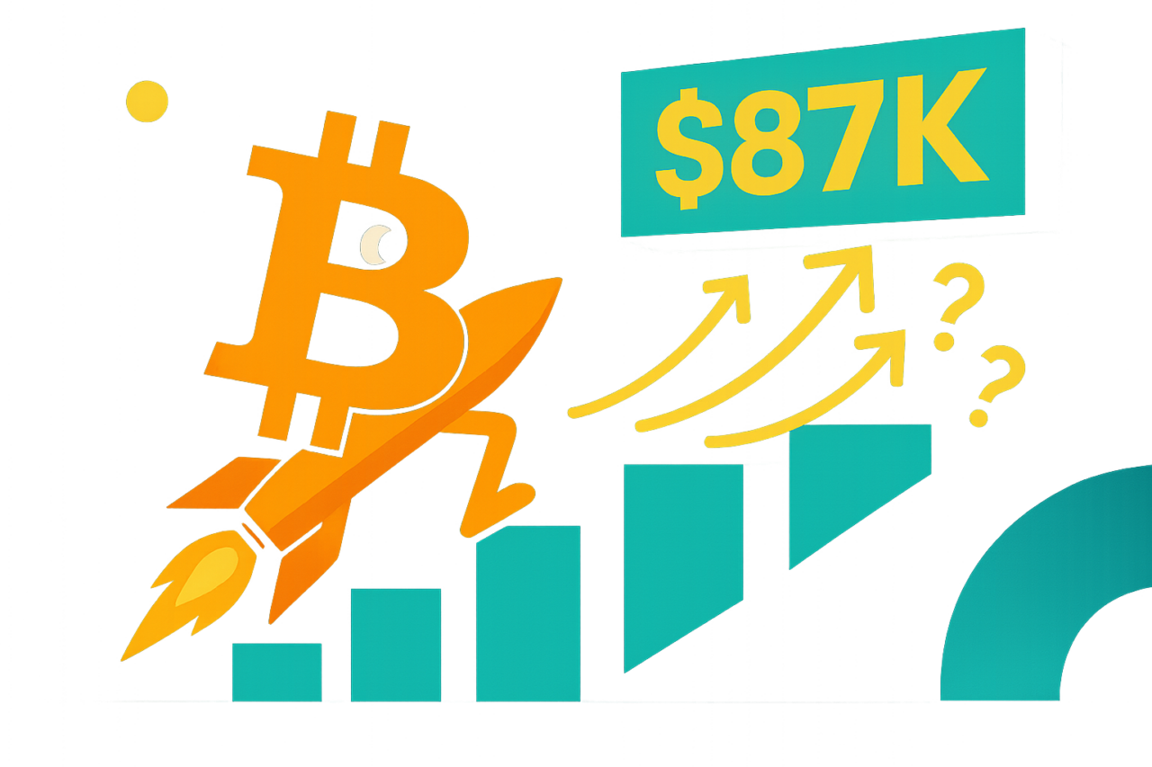 Биткоин подошел к сопротивлению в 87 тысяч долларов — прогноз