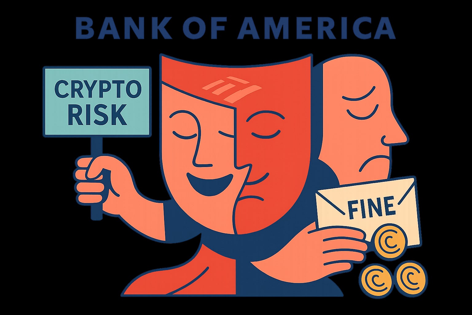 Штраф Bank of America и критика криптовалют: анализ гипокризии