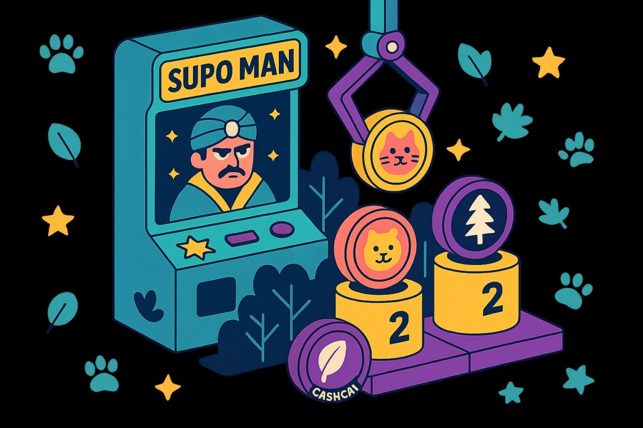 PONS, CASHCAT, DARKWOODS — прогноз Supo Man на рост мем-коинов
