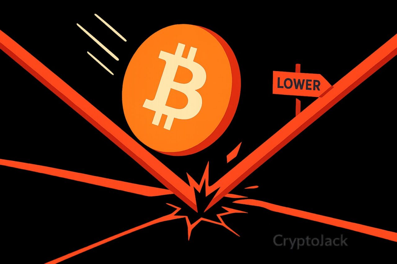 Bitcoin упал ниже ключевой поддержки — прогноз CryptoJack
