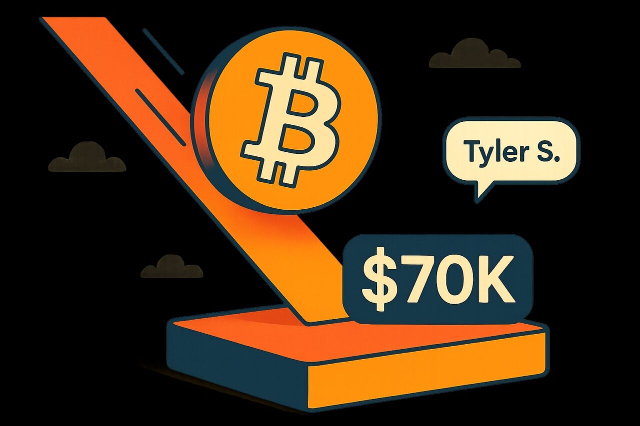 Снижение биткоина до 70 тысяч — мнение трейдера Tyler S