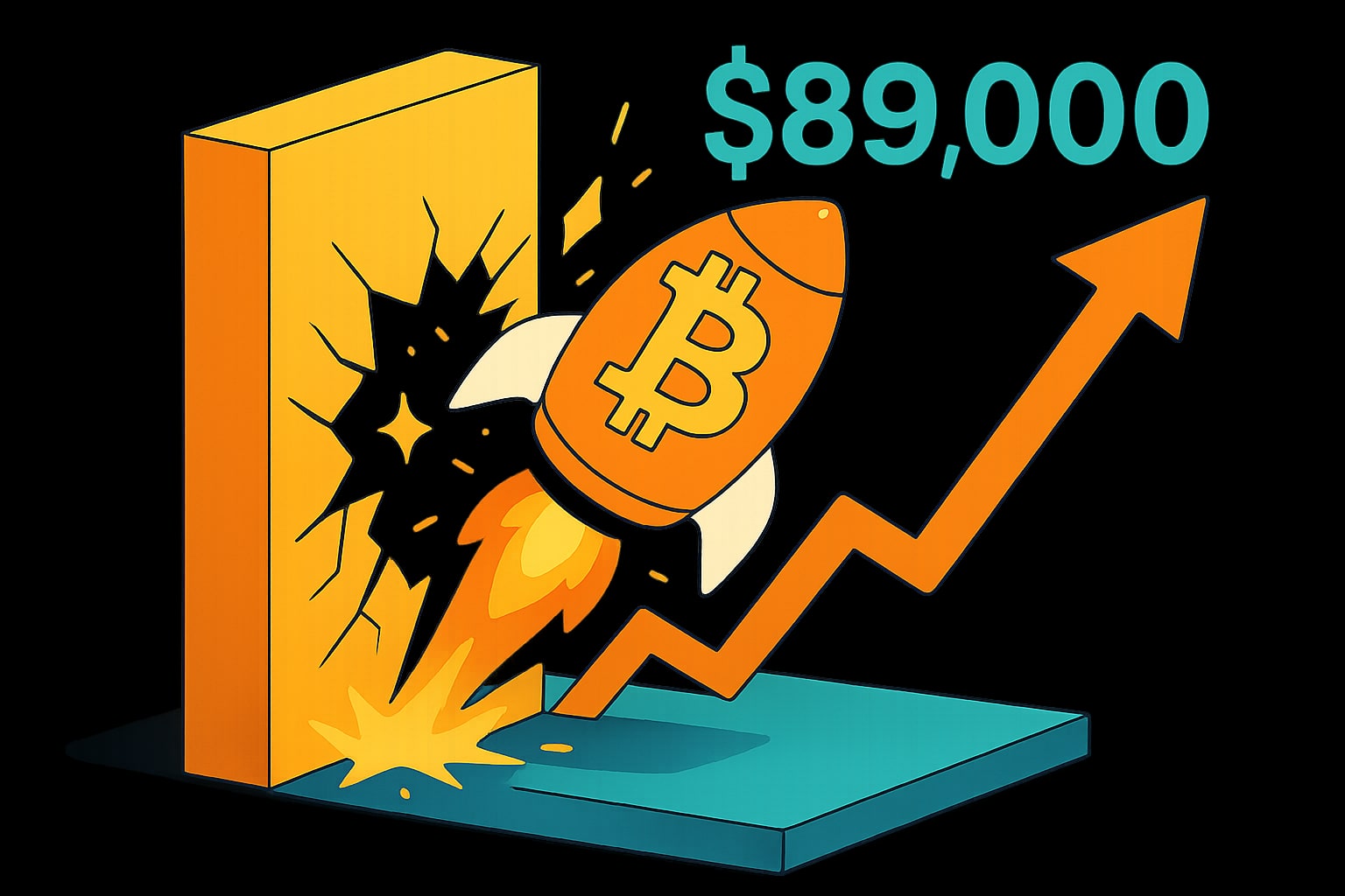 Bitcoin подтвердил бычий прорыв: прогноз роста до $89 000