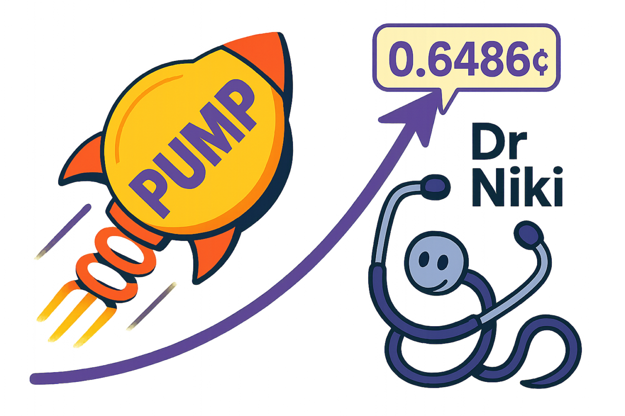 Pump Fund прогноз: Dr Niki ожидает рост до 0.6486 цента