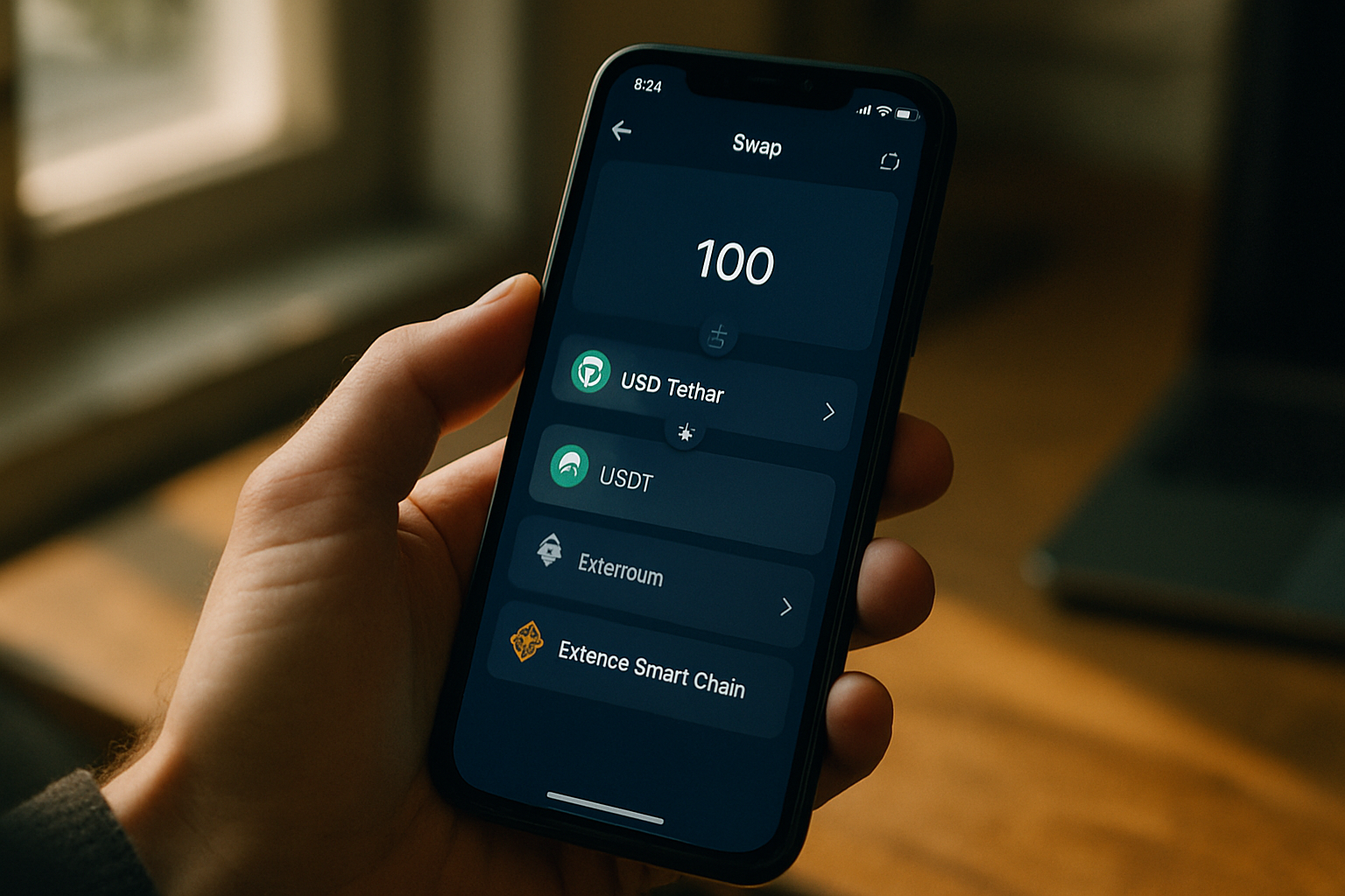 Trust Wallet обмен USDT между сетями — быстро и без бриджей