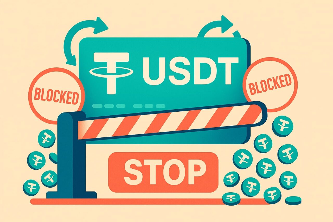 Блокировка счетов арбитражников USDT российскими банками