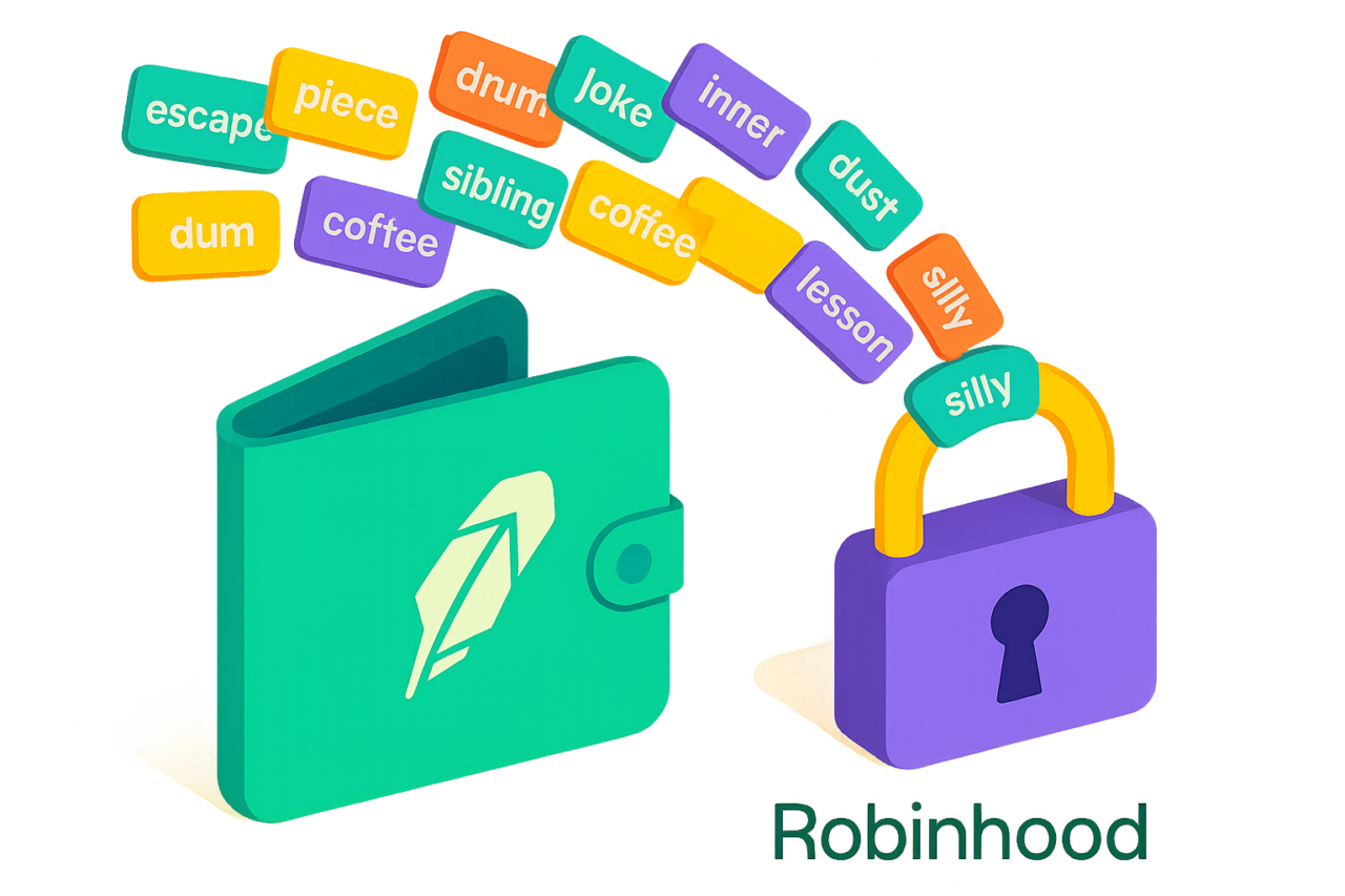Seed-фраза Robinhood Wallet: как создать и восстановить кошелек