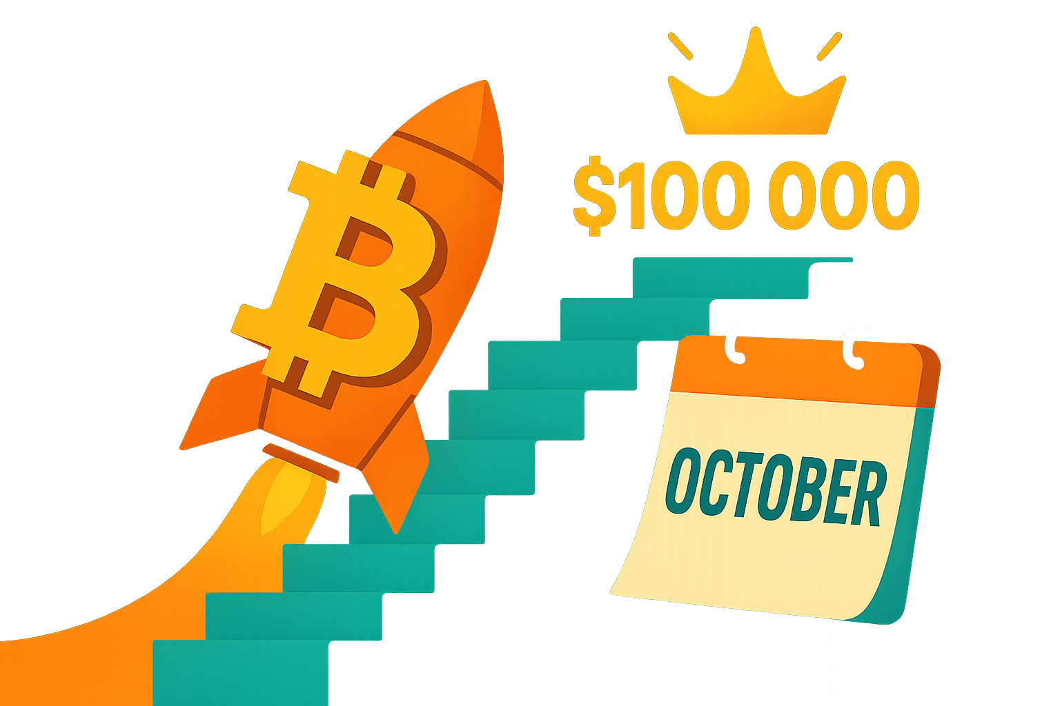 Биткоин достигнет $100 000 — прогноз Krown на октябрь