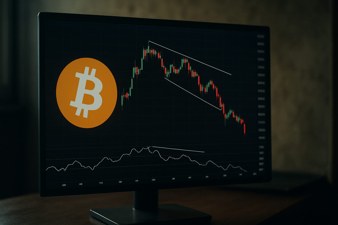 Bearish дивергенция Bitcoin на TradingView: прогноз Moon Show
