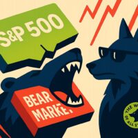 Половина S&P 500 в медвежьем рынке: прогноз для биткоина