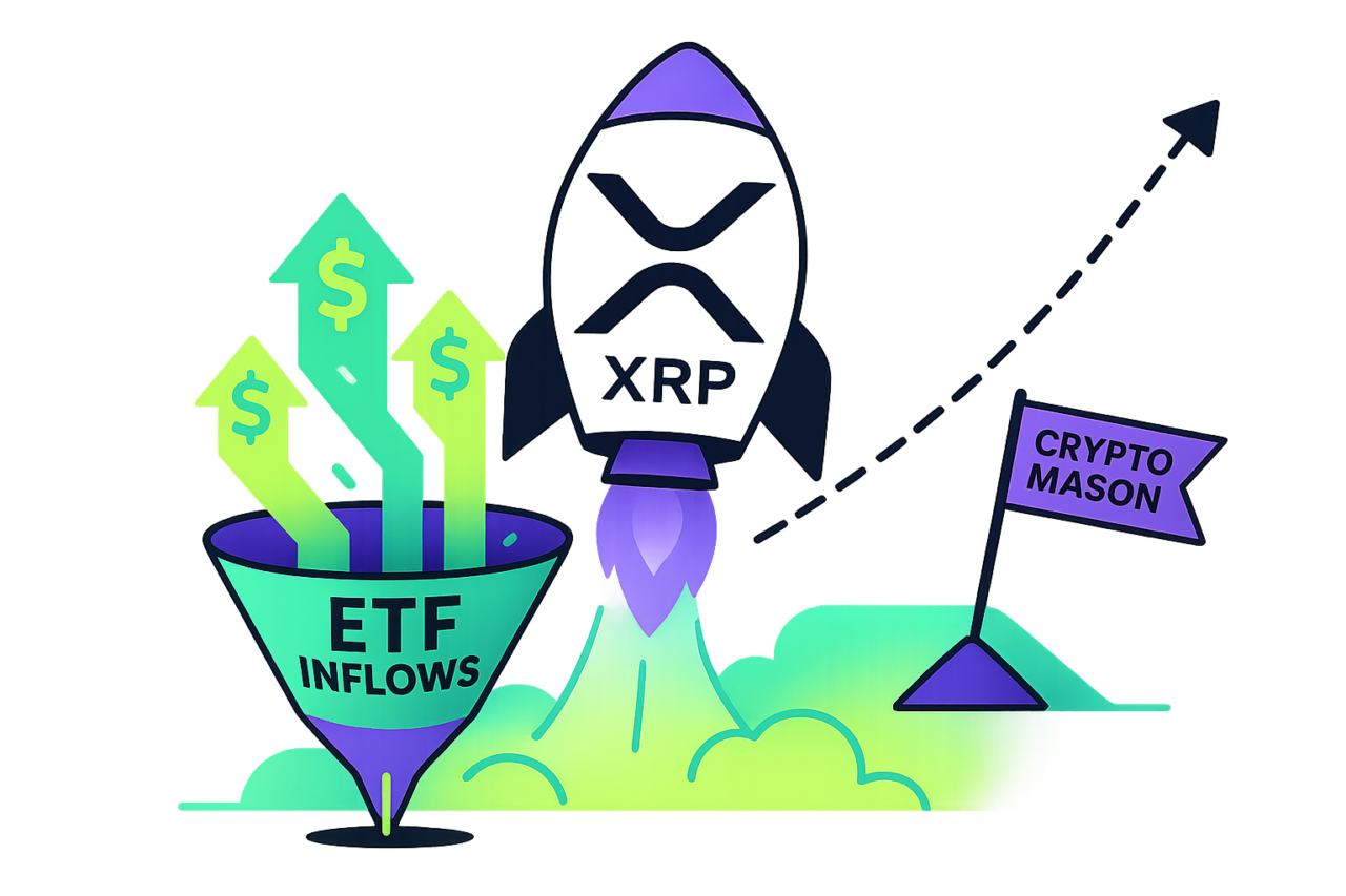 XRP ETF inflows: прогноз роста по версии Crypto Mason