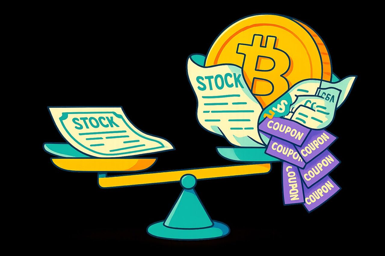 Компании с биткоинами: почему их акции дешевле монет