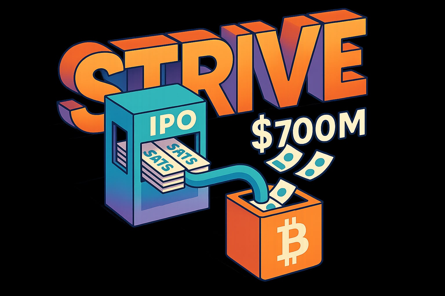 Strive Raises $700 Million — IPO SATS для покупки биткоина