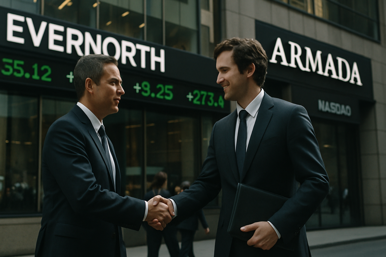 Слияние XRP Treasury Company с Armada: рост акций и выход XRPN на NASDAQ