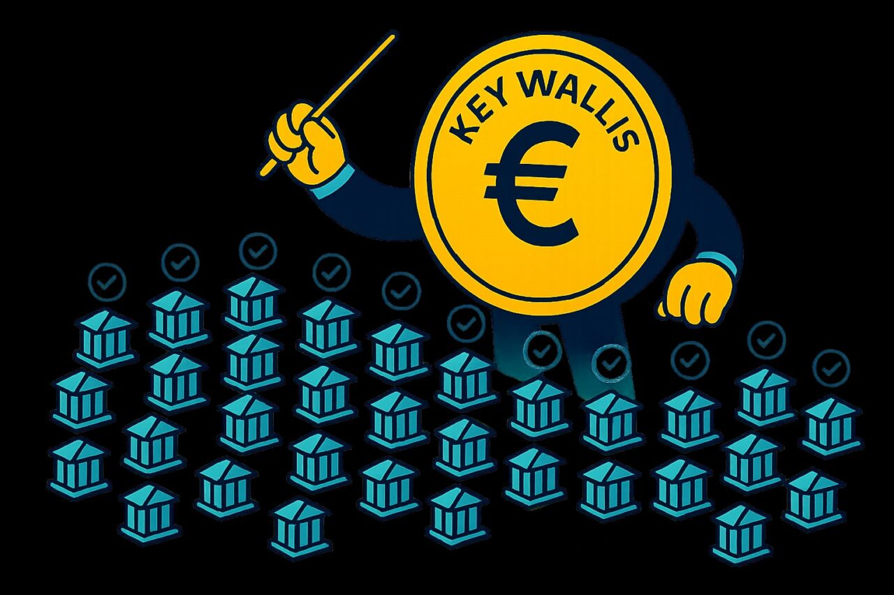 Евростейблкоин Key Wallis — лицензия для 37 банков Европы
