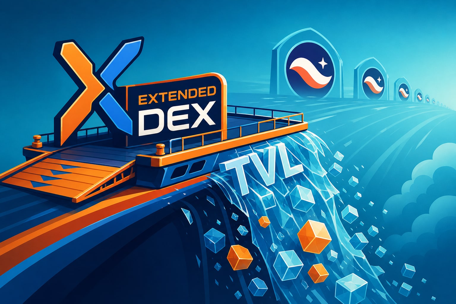 Extended DEX покидает StarkNet: резкое падение TVL и прогноз